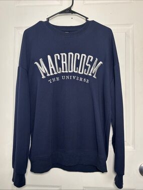 Macrocosm Navy Crewneck Sweatshirt - The Universe